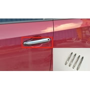 Car Accessories For Toyota Rav4 2019-2024 Silver Door Handle Stickers Auto Parts