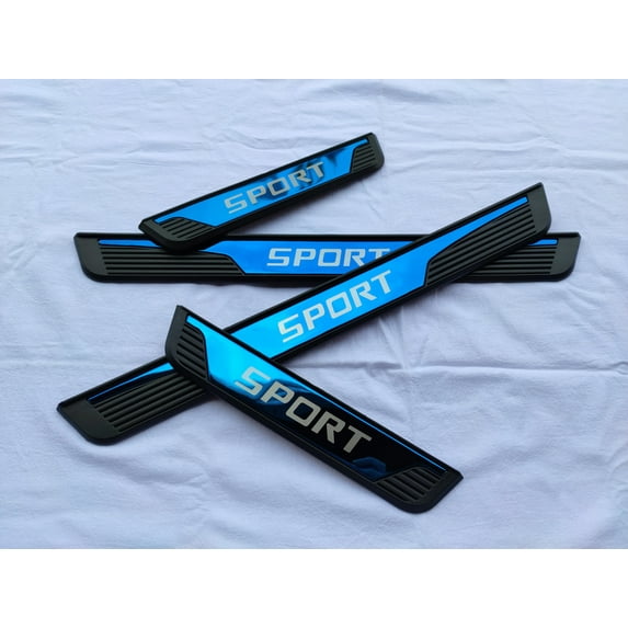 Car Accessories For Toyota Venza Volkswagen passat plastic Car Door Sill Scuff Plate Protector Guard 4pcs Auto Parts