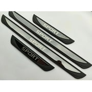 Car Accessories For Volkswagen Polo Jetta plastic Car Door Sill Scuff Plate Protector Guard 4pcs Auto Parts