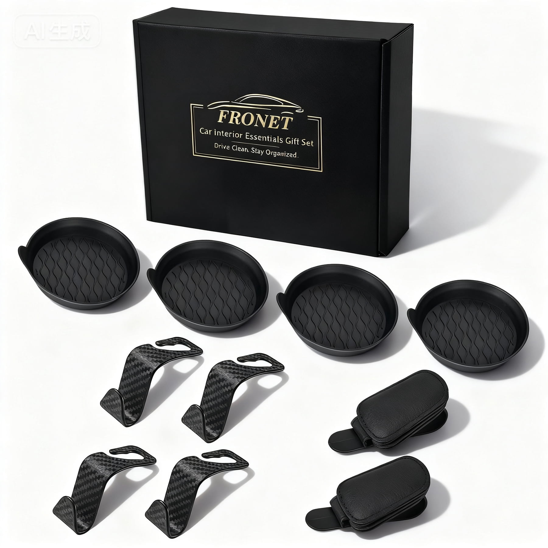 Car Accessories Gift Set, New Drivers 10Pcs Interior Essentials ...