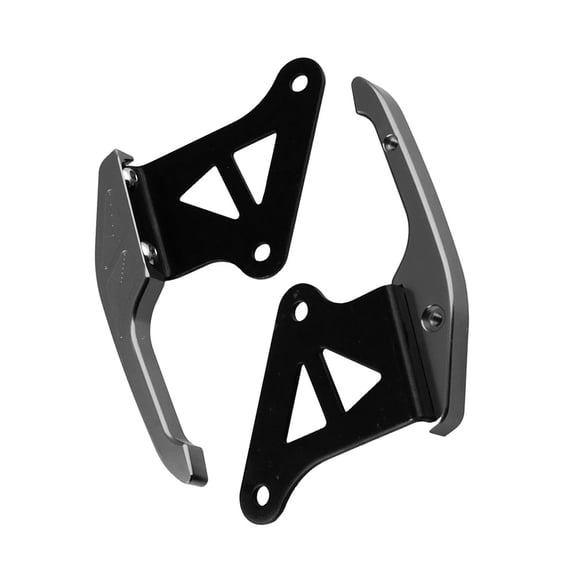 1 Pair Dark Grey Motorcycle Rear Seat Handle Rail Bar Compatible with Honda 172 Model, Modification Accessory