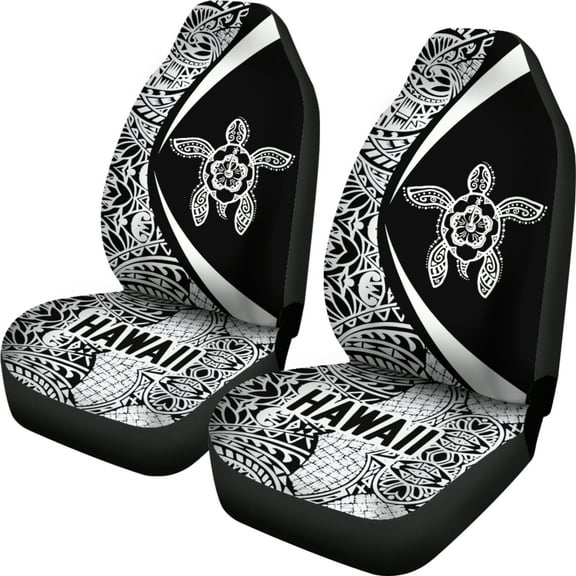 Car Accessories Hawaiian Sea Turtle Polynesian Car Front Seat Cover Washable Auto Cushion Cover Protect Universal for Women Men