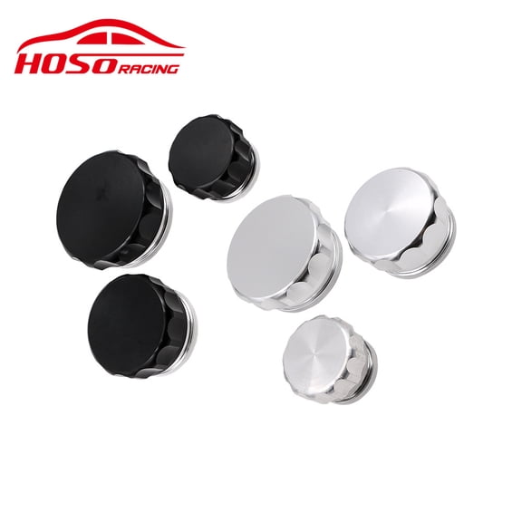 Car Accessories Hjg01 Black Silver Modified Fuel Tank Cover 1-Inch 2-Inch 1.5 Aluminum Alloy Welding Tank Cover