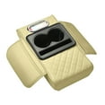thumbnail image 1 of Car Accessories Interior Organizer with Armrest Cushion Cover and 2 Storage Bags for Sedans Features Cup Holder Tissue Slot and Phone Slot, 1 of 4