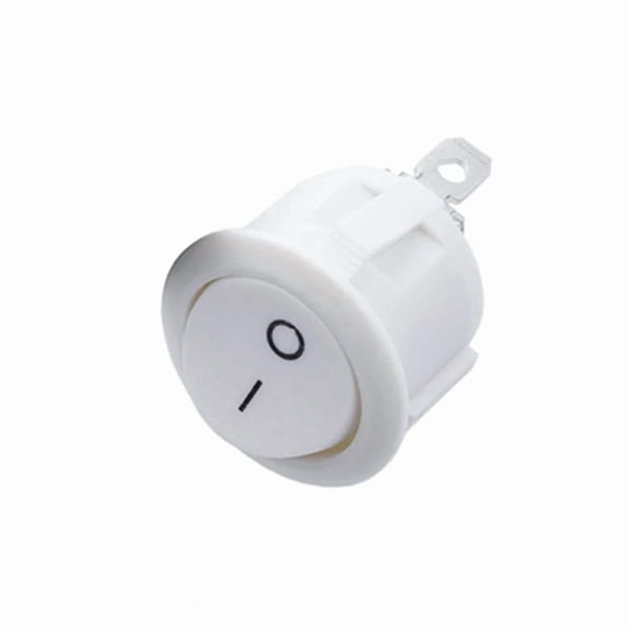 Car Accessories Rocker Switches Switches 2PCS Round Rocker Switch SPST Camper 2 Stalls 6A250V 2 Pin Replacement