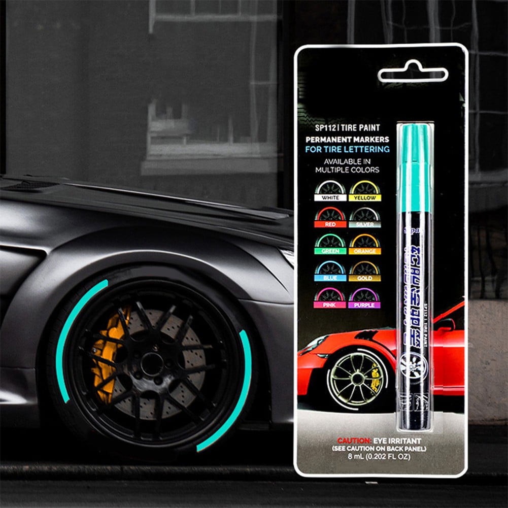 Car Accessories Tire Sidewall Lettering White Letter Paint Marker Pen
