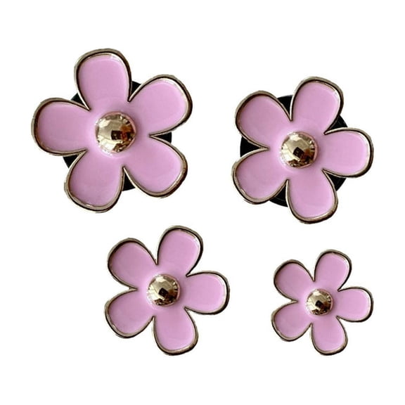 Car Accessories for Women Teen 4PCS Cute Auto Scent Air Fresheners Vent Clips Girly Daisy Flower Decorations Interior Aesthetic Things Cars Perfume Decor Stuff Christmas Gifts for Her Mom(White,)