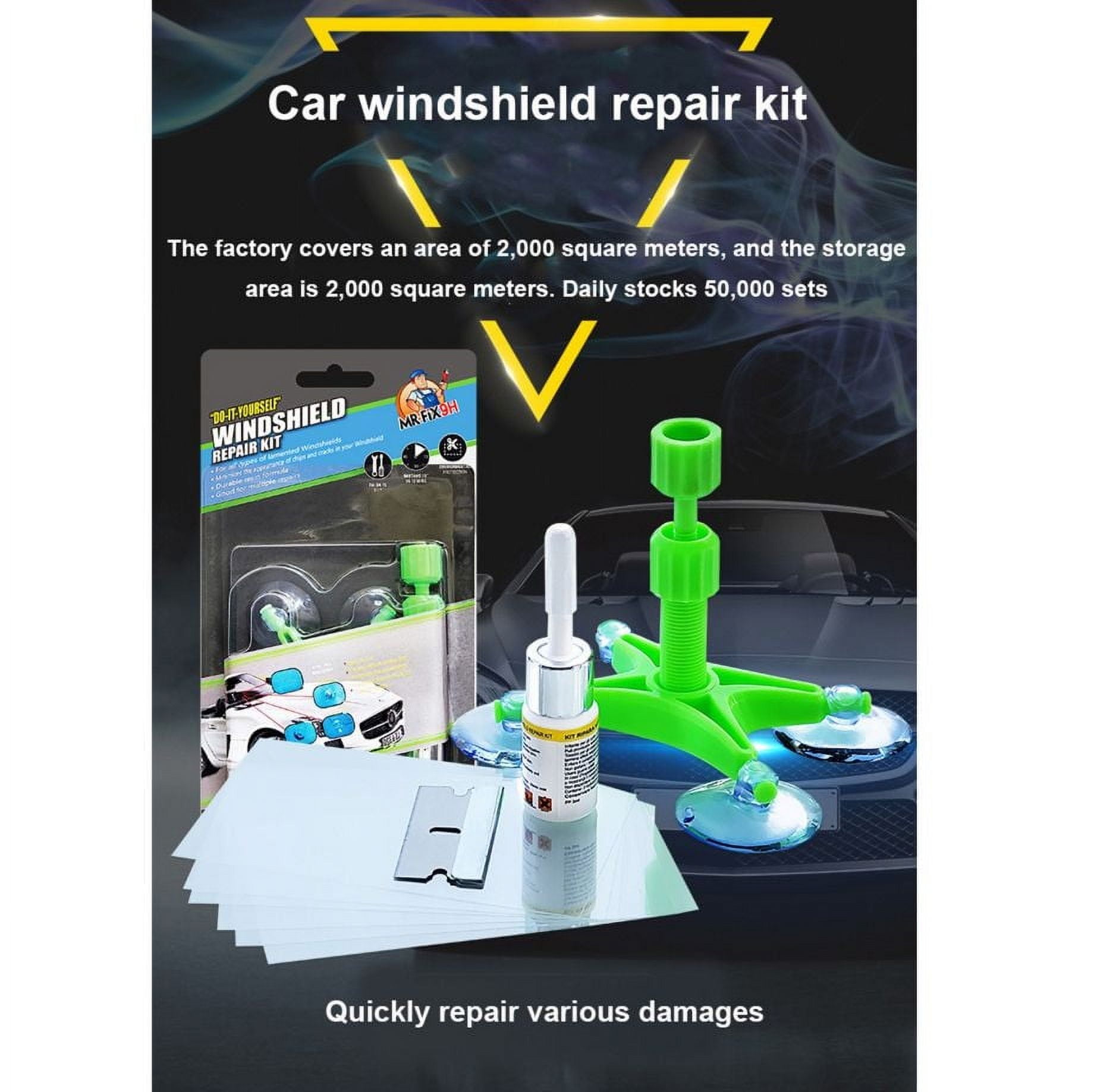 Car Accessories ZKCCNUK Windshield Repair Kit, Windshield Crack Repair