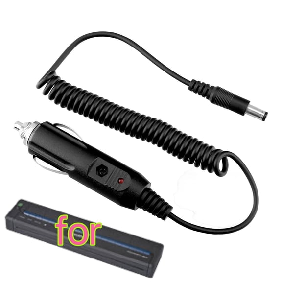 Car Adapter Compatible with Brother Pocketjet 7 6 3 PJ-623 PJ-663 PJ-662 PJ-622 Mobile Print