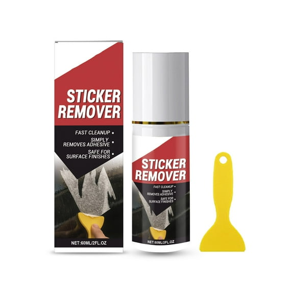 Car Adhesive Removal Kit Car Adhesive Cleaning Agent 60Ml Daily Convenient Cleaning For Sticker Residue Glue Remover For Auto Interior