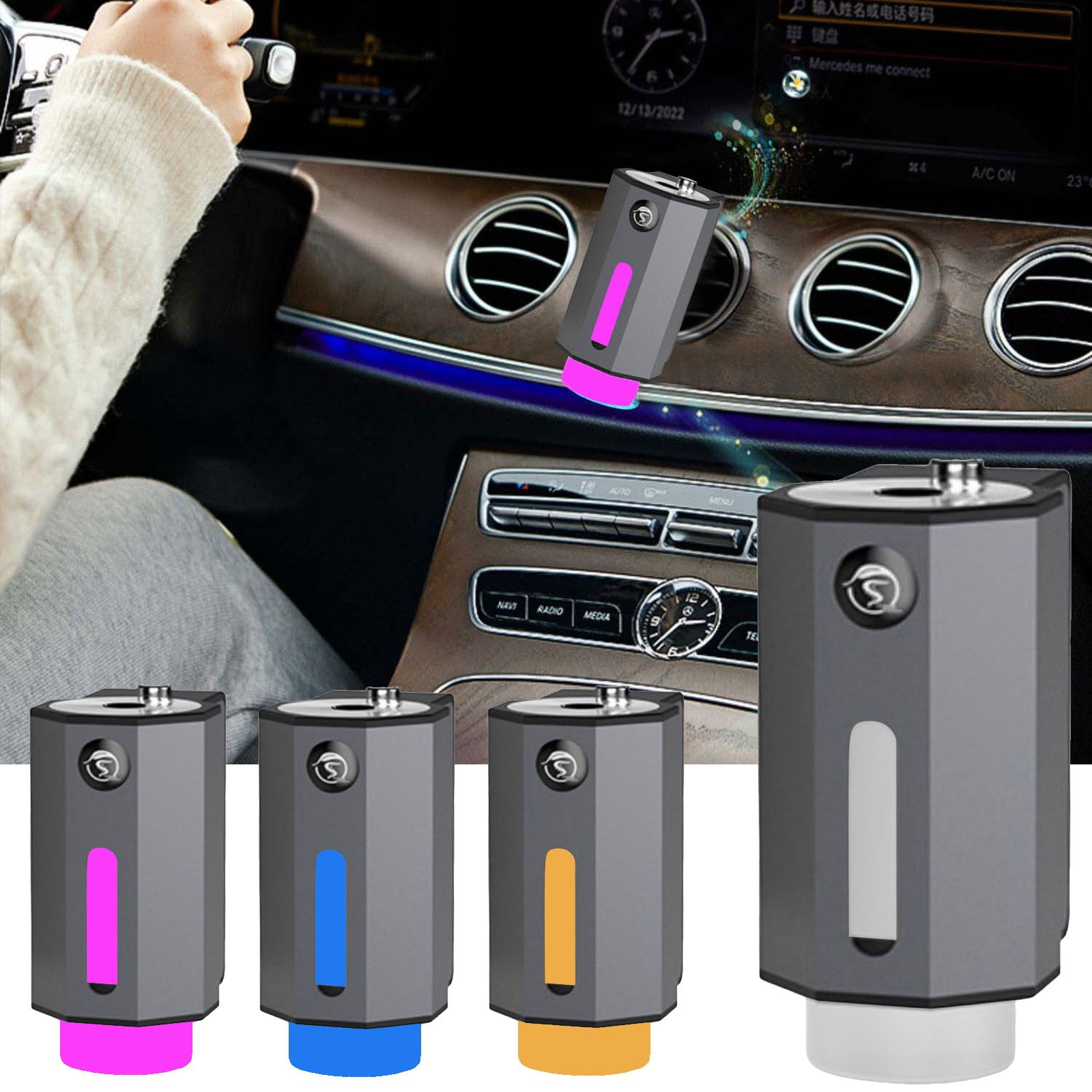 Car Air Aromatherapy With Three Adjustable Fragrance Concentration