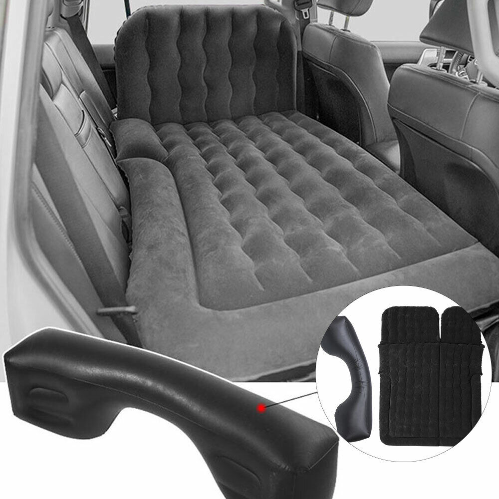 Car Air Bed Air Mattress Backseat Inflatable Cushion & Pump for SUV