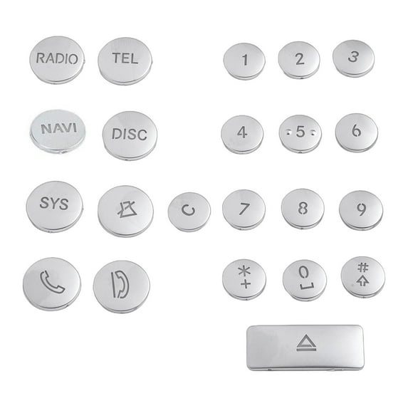 Car Air Condition Cd Panel Button Trim For Benz C Class W204 Glk X204 Panel Multimedia Switch Buttons Sequins Button Cover