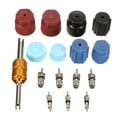 thumbnail image 1 of Car Air Conditioner Valve Core Seal Kit High/Low Pressure, Environmental O-Ring for Most Vehicles, 1 of 8