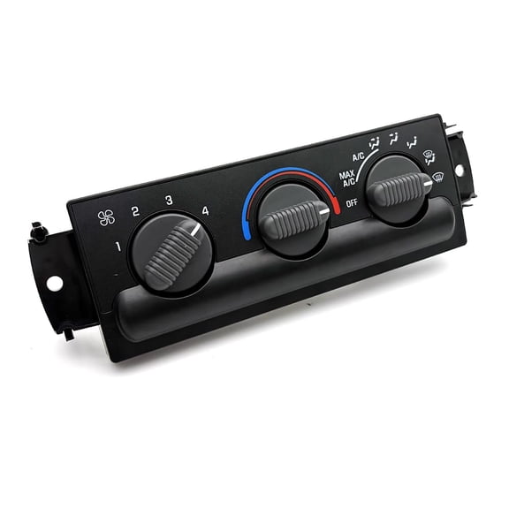Car Air Conditioning Switch Panel OE 16233939-A A/C Heater Climate Control Panel Module Compatible with 1998-2004 Chevy S10 Blazer RC.180.013, 16233939-A, 655-00770