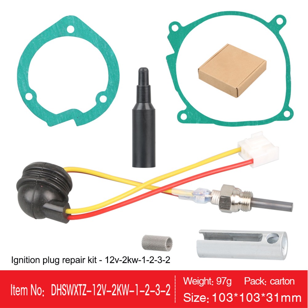 Car AirDiesel Gasket +Ceramic Glow Plug For Chinese AirDiesel Heater