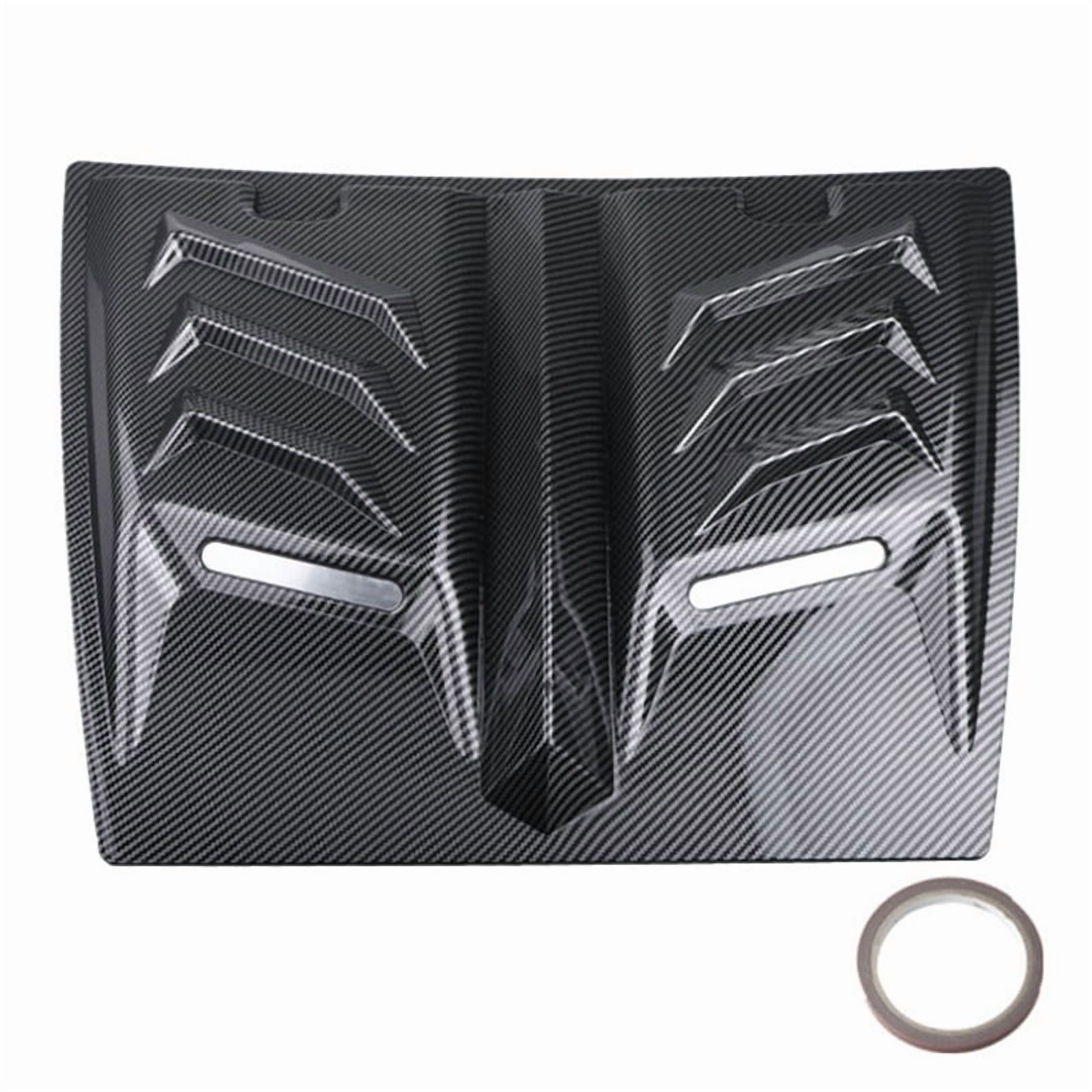 Car Air Flow Intake Hood Scoop Vent Bonnet Decorative Cover Center Side Air Outlet Hood Universal Auto Exterior Access A,1 x Car Air Flow Intake Hood,Carbon Fiber Pattern