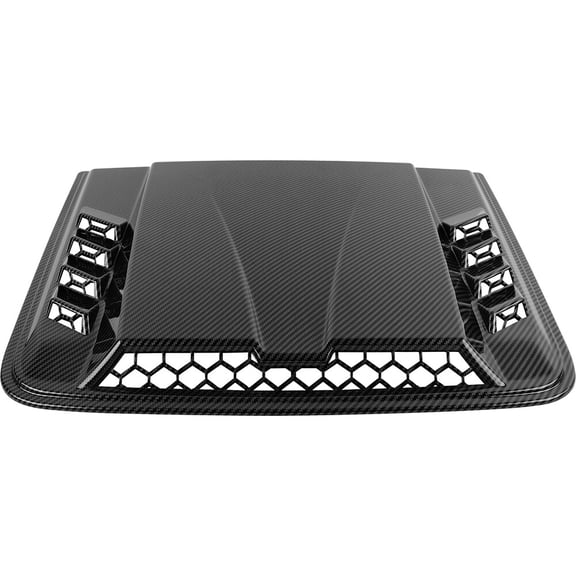 Car Air Flow Intake Hood Scoop Vent Cover Carbon For Chevrolet Silverado 1500