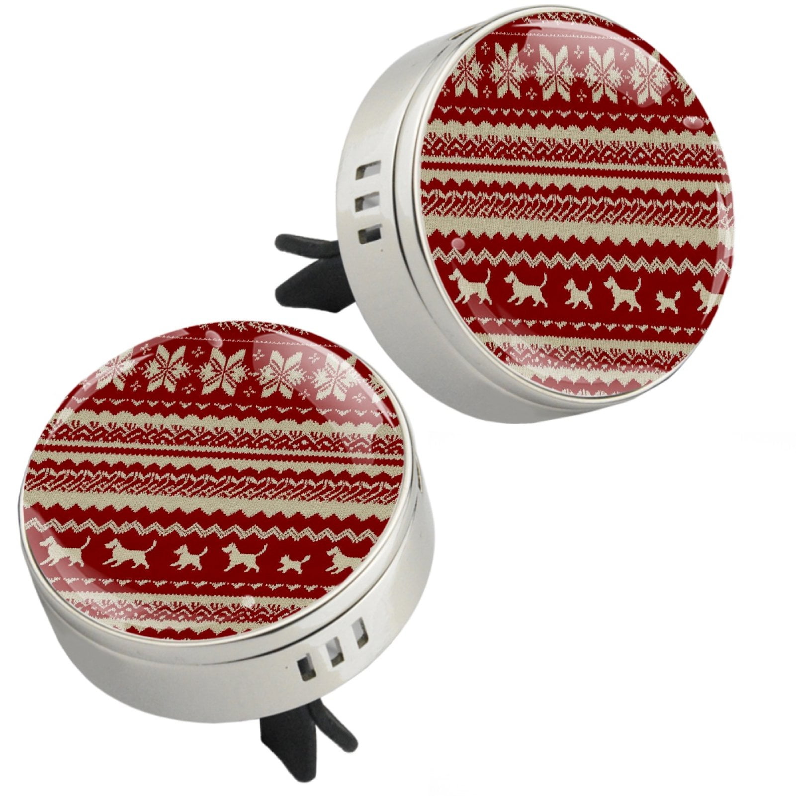 Car Air Freshener 2PCS Car Aromatherapy Essential Oil Diffuser Locket