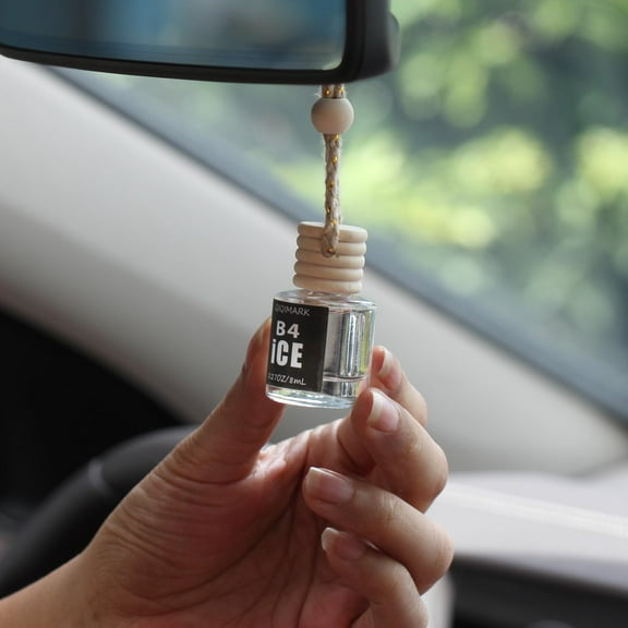 Car Air Freshener Diffuser, Long Lasting Black Ice Fragrance Car Freshie Revitalize Your Drive with Hanging Air Freshener Diffuser Aromatic Bliss On the Go (1pcs Black Ice)