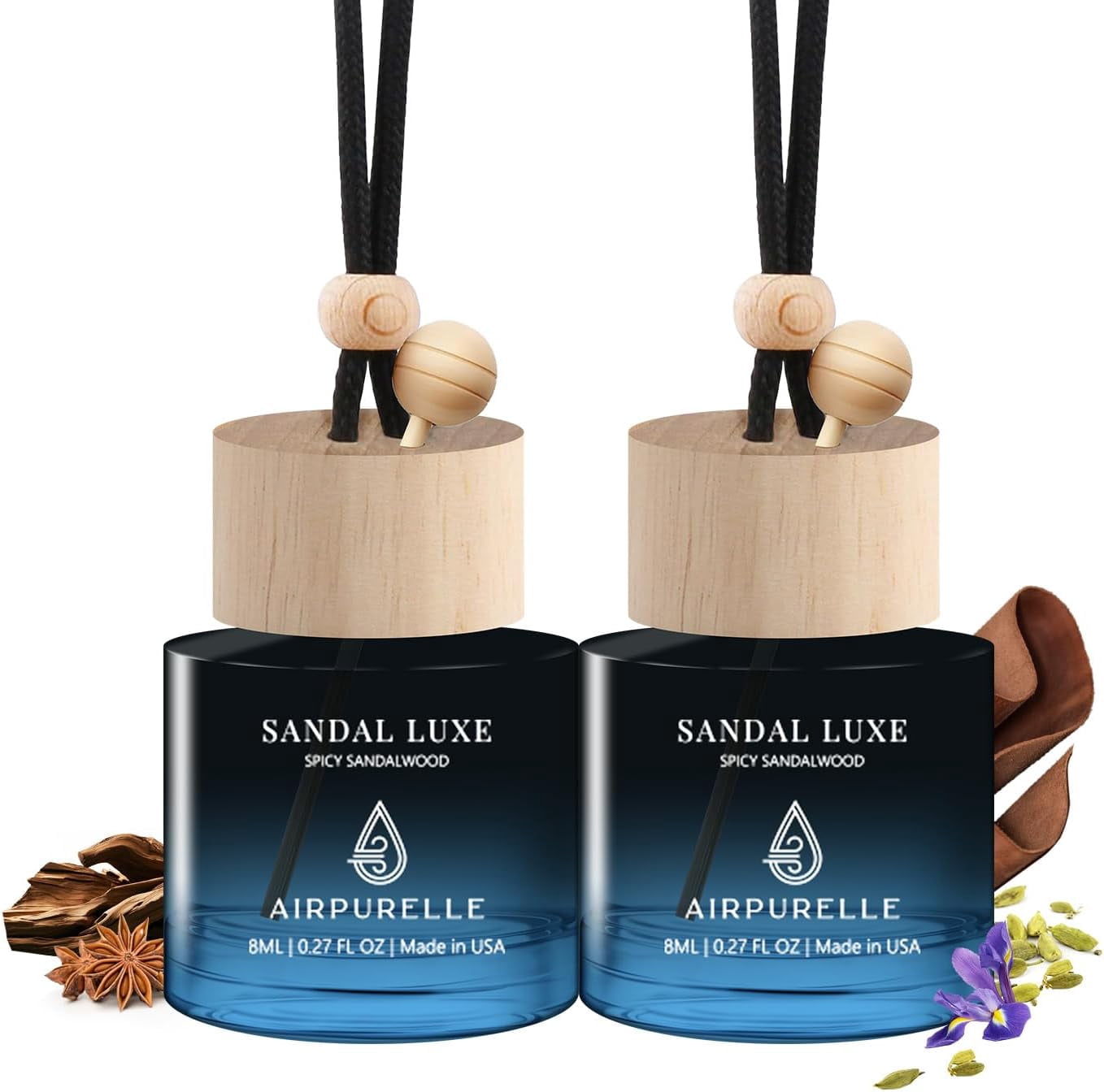 Car Air Freshener Hanging 2 Pack A ir Fresheners Diffuser - Spicy ...