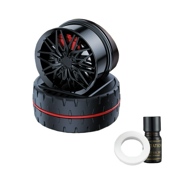 Car Air Freshener Solar Powered Car Air Freshener with Rotary Motion, Aromatherapy Scent Diffusion, Automatic Operation, Upscale Dashboard Decoration, Black Color, for Fresh Air Solar Car Freshener