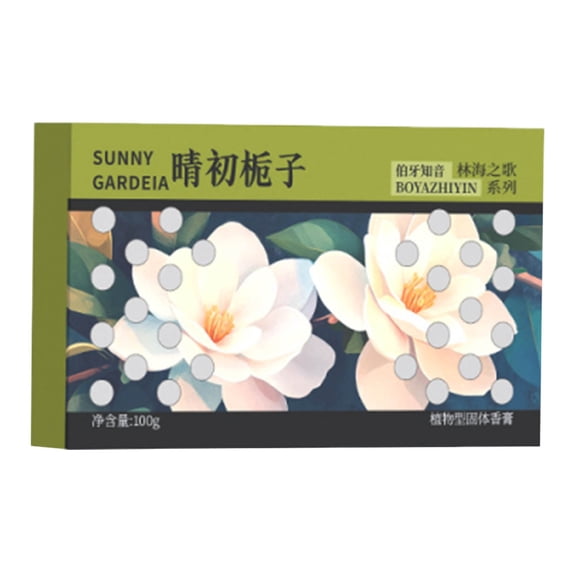 Car Air Freshener Solid Scent Diffuser Large Capacity Odor Eliminator Vehicle Air Purifier Home Fragrance Diffuser Long-Lasting Aroma Car Scent Air Freshener Stick Natural Fragrance
