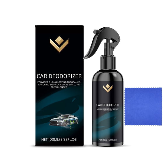 Car Air Freshener Spray – Long-Lasting Natural Deodorizer with Refreshing Amber, Fruity & Fir Scent – Odor Elimination for Cars, Vents & Interior Spaces