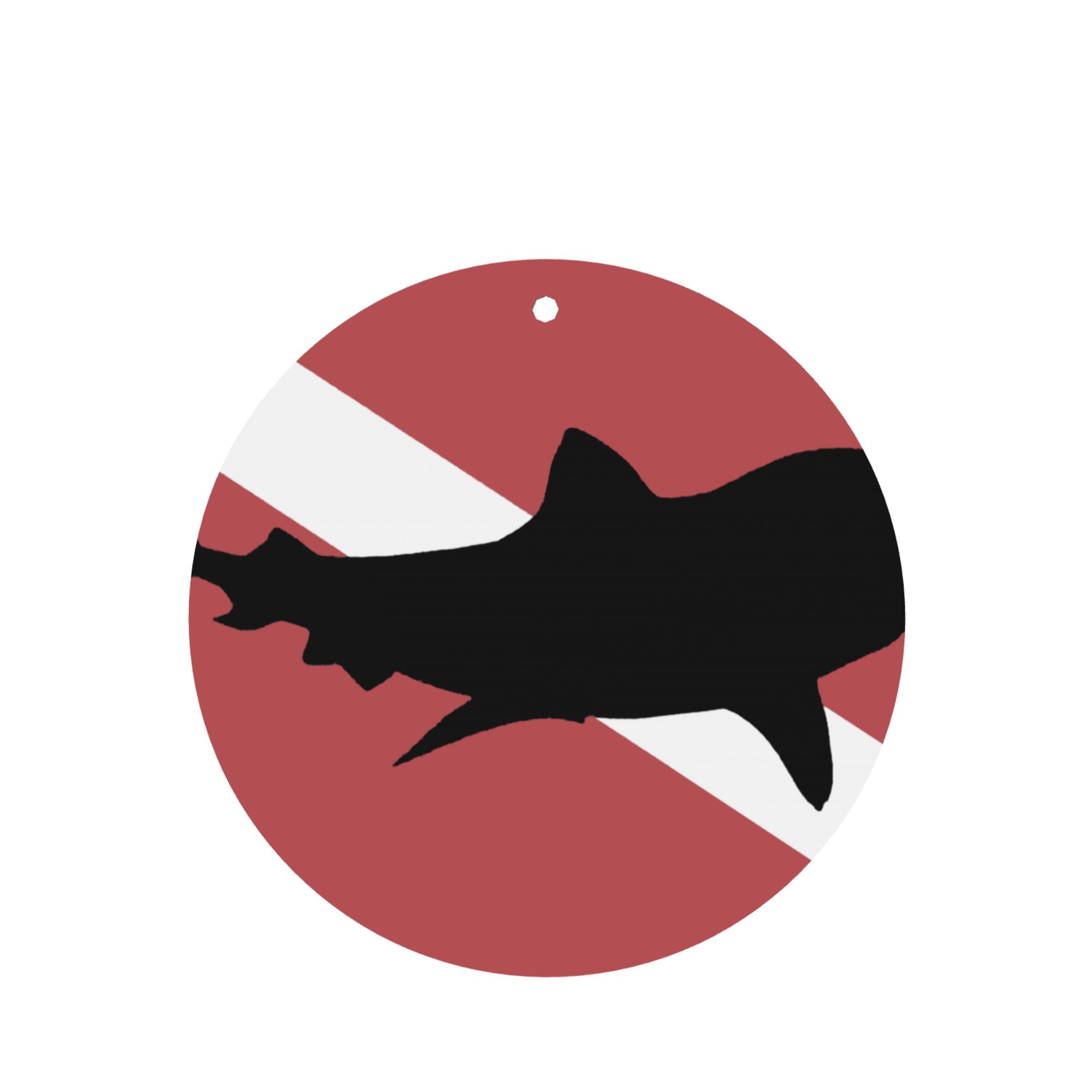 Shark Diver Scuba Car Pendant Rearview Mirror Lucky Charm Hanging Ornament Dangle Decor For Women Men Gift Ellipse　並行輸入品