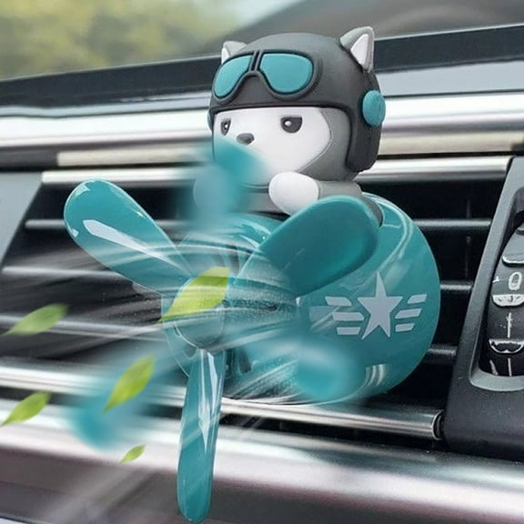 Car Air Fresheners, Cute Cartoon Dog Pilot Automotive Air Outlet Creative Car Perfume Diffuser Creative Cars Air Fresheners Decoration