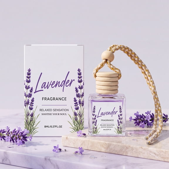 Car Air Fresheners, Gentle Long-Lasting Lavender Aroma, Stylish Car Hanging Accessories to Personalize Your Ride, Sweet Anniversary Gift for