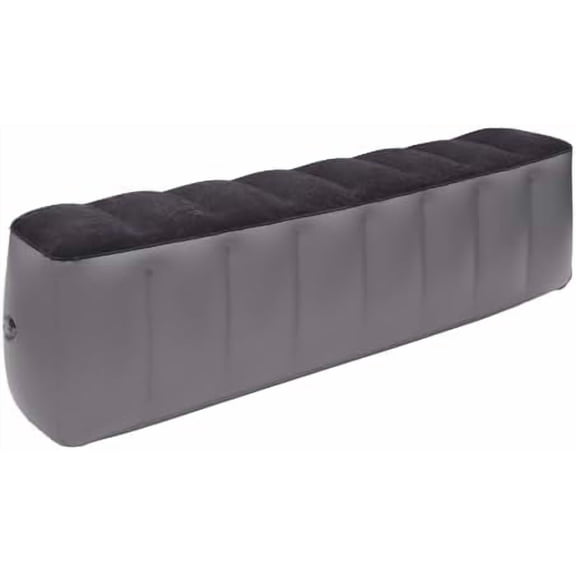 Car Air Inflation Mattress 51.18"x11.02"x16.54" Inch Comfortable Rear Seat Air Travel Bed Car Sleeping Mat for Napping Travel Black Gray$$Sport & Recreation Other
