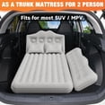 thumbnail image 1 of Car Air Mattress Bed: Inflatable Back Seat Air Mattress for Car, Thickened Camping Sleeping Pads with 2 Pillows & Air Pumps, Fits Sedan/Truck/SUV, Grey, 1 of 12