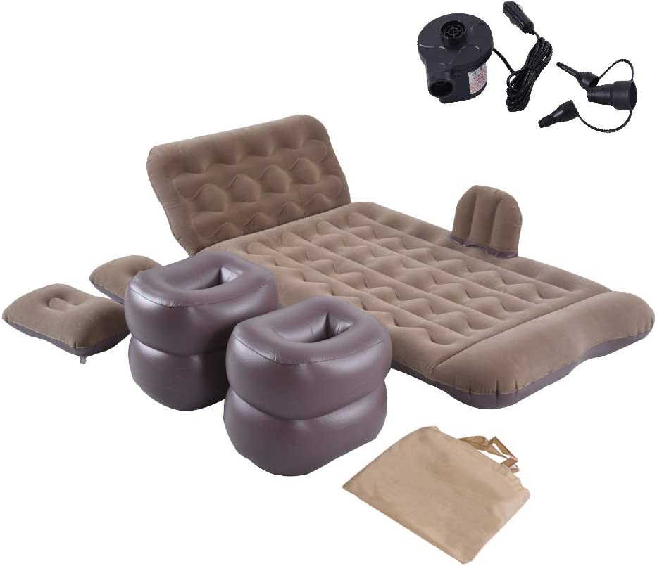Car Air Mattress, Inflatable Car Mattress for Back Seat, Car Bed with