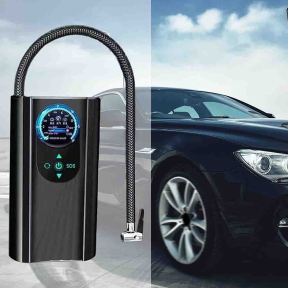 Car Air Pump Electric Air Compressor Portable Self Propelled Tire Pump Handheld