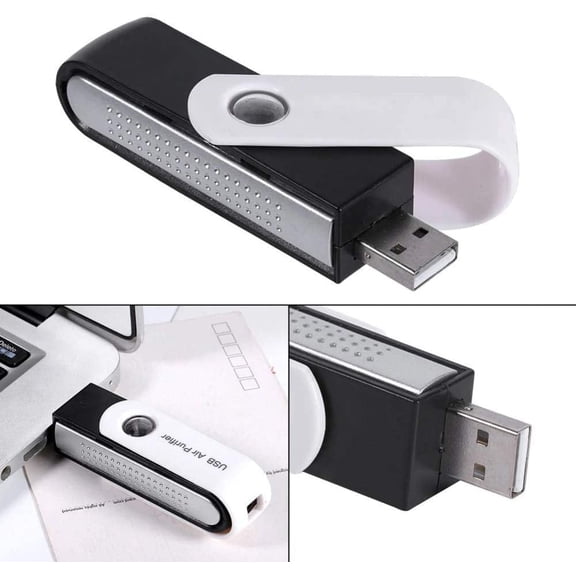 Car Air Purifier Ionizer Ionic Car Air Freshener HEPA Filter Ionizer To Eliminate Allergens Odor Smell, Smoke, Pets, Pollen