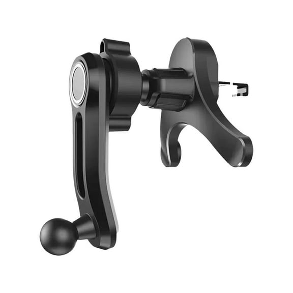 Car Air Vent & Dashboard Phone Holder with 17mm Ball Head Base, Magnetic Design, Compatible with Various Devices