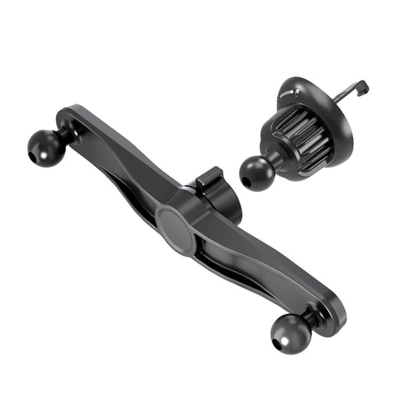 Car Air Vent Mount 1 to 2 Head Joint Extension Connector Base Phone Holder Bracket Base Quick Install Splitter Adapter