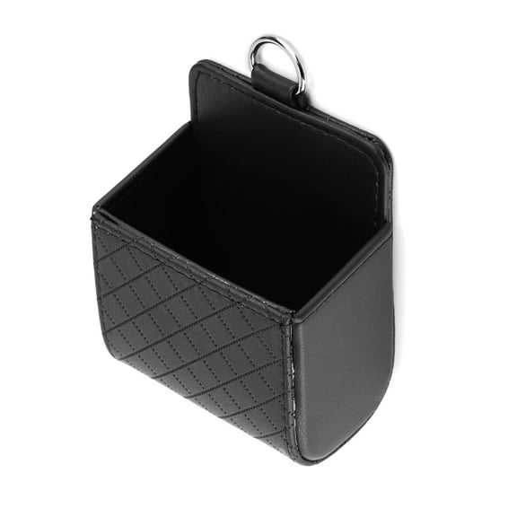 Car Air Vent Outlet Organizer Microfiber PU Leather Storage Bag Phone Case Box Holder Pocket Car Mount Pouch Bag Box Tidy Storage Coin Key Case