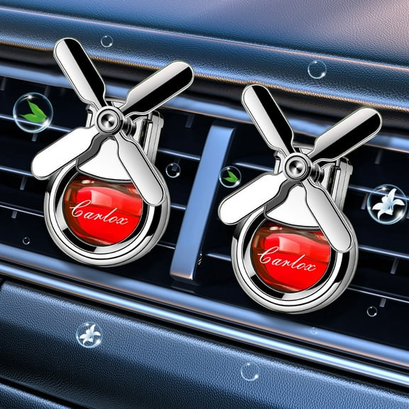 Car Air Vent Perfume Diffuser, Aroma Ventilation Fan with Refillable 5ml Fragrance, Adjustable Air Freshener Ornament, Sophisticated Car Interior Accessory for Long-Lasting Freshness