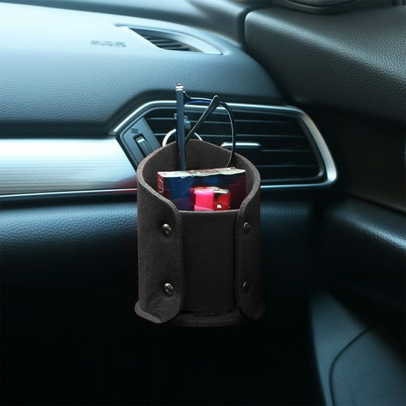 Car Air Vent Storage Box, Hanging Car Storage Bag, Multifunctional Organizer for Phone, Keys, Small Items, Portable Vehicle Storage Container, Car Interior Decoration, Space Saving Accessory