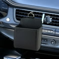 thumbnail image 1 of Car Air Vent Storage Box, Leather Mesh Organizer Hanging Box for Phone, Keys, Change, Cards, Universal Fit for Car Conditioning Vent, Easy Installation, Vehicle Interior Accessory, Multifunctional, 1 of 8