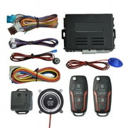 FYUU Advanced Car Alarm System with Remote Engine Start, Keyless Entry & Anti-Hijacking