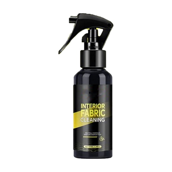 Car All Purpose Cleaner 100ml Car Interior Fabric Cleaner Spray Water-Free Upholstery Stain Remover For Cloth Seat Headliner Leather Woven Fabric