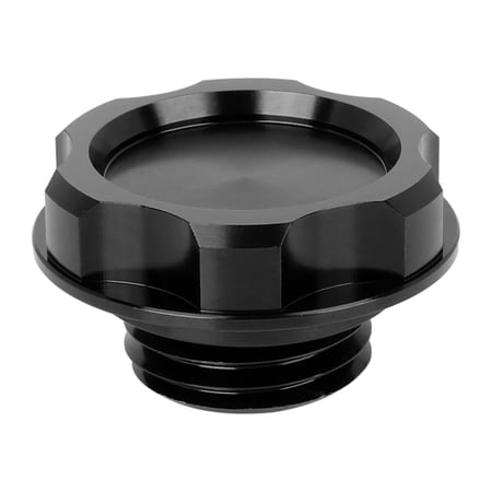 Car Aluminum Alloy Engine Oil Filler Cap Plug Cover Replacement Black for Honda
