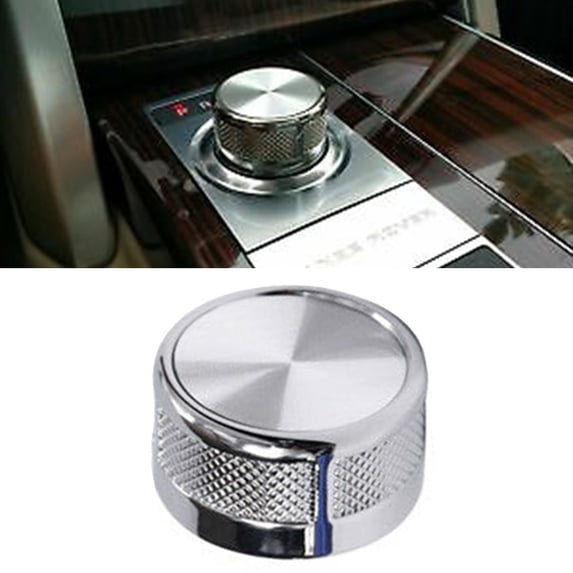 Car Aluminum Alloy Rotary Gear Shift Knob Cover Chrome for Range Rover L405