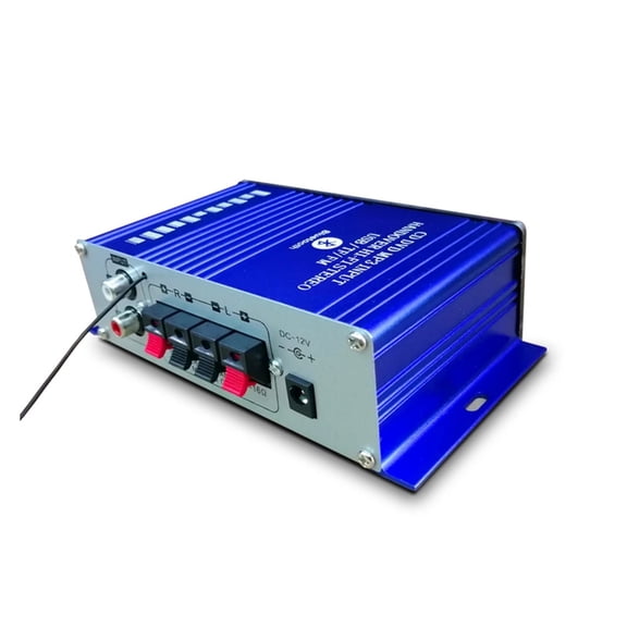 Car Amplificador 400W 12V Hifi Power Amplifier Bluetooth 5.0 Stereo Sound M USB MIC Remote Control HIFI Digital
