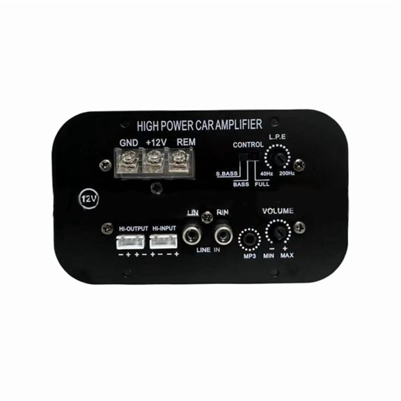 Car Amplifier Board 12V High Power Subwoofer Amplifier 500W Full Tone Pure  Car Subwoofer Amplifier Board Style 2