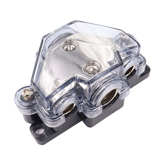 Car Amplifier Power Splitter Block Feature Heat Resistant Base Design With Corrosions Resistant Nickel Plating