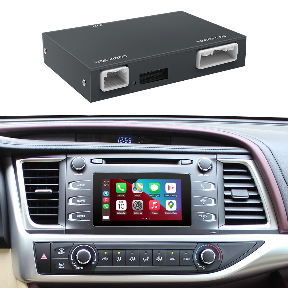 Car Android Auto Wireless Carplay for Toyota 2014-2019 Year with Touch2 & Entune2.0 Decoder Box